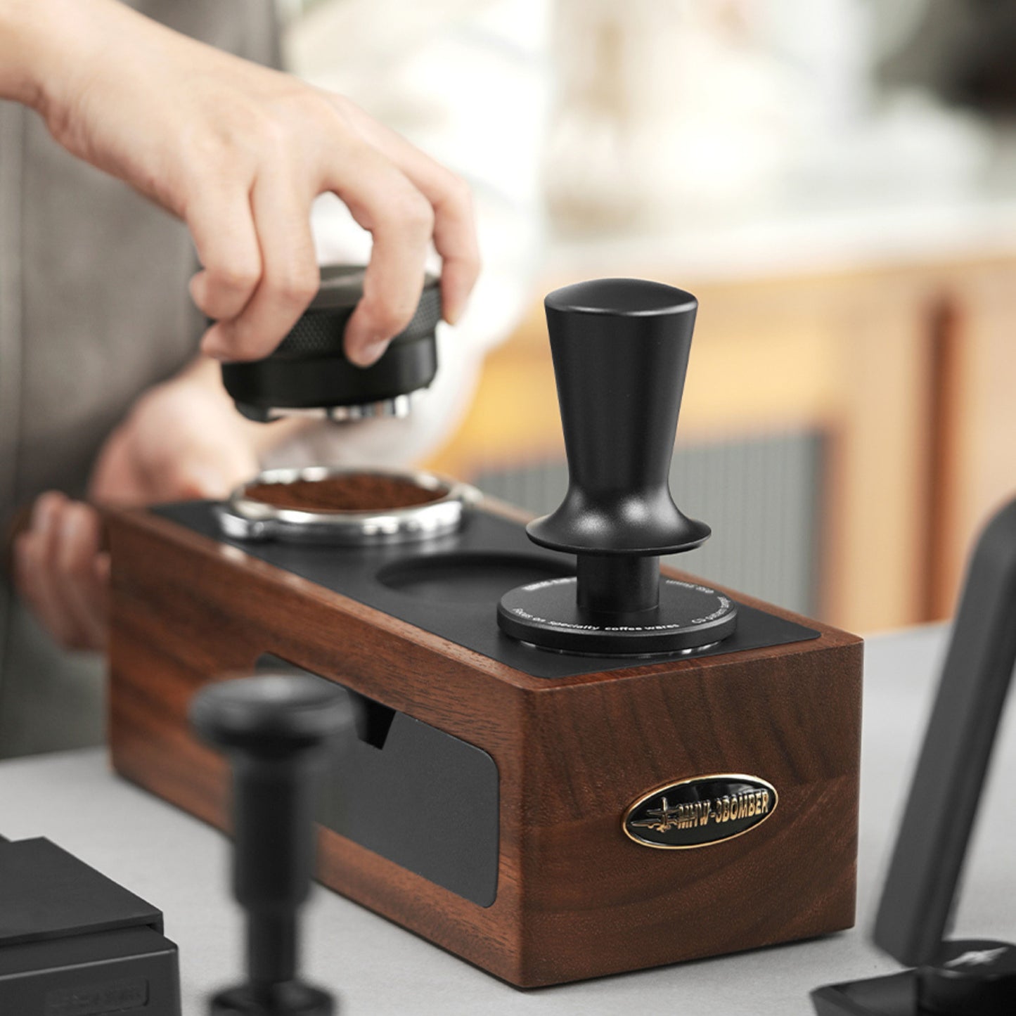 MHW-3BOMBER CD Series Ripple Base Coffee Tamper