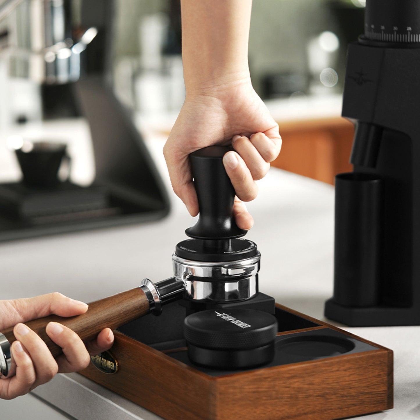 MHW-3BOMBER CD Series Ripple Base Coffee Tamper