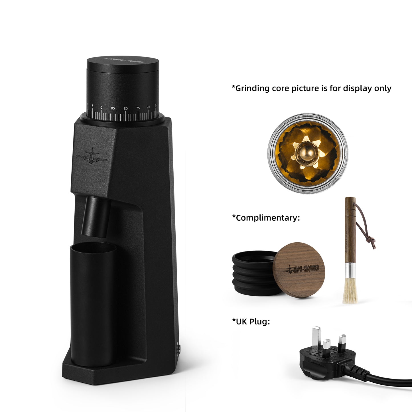 MHW-3BOMBER Sniper Electric Coffee Grinder