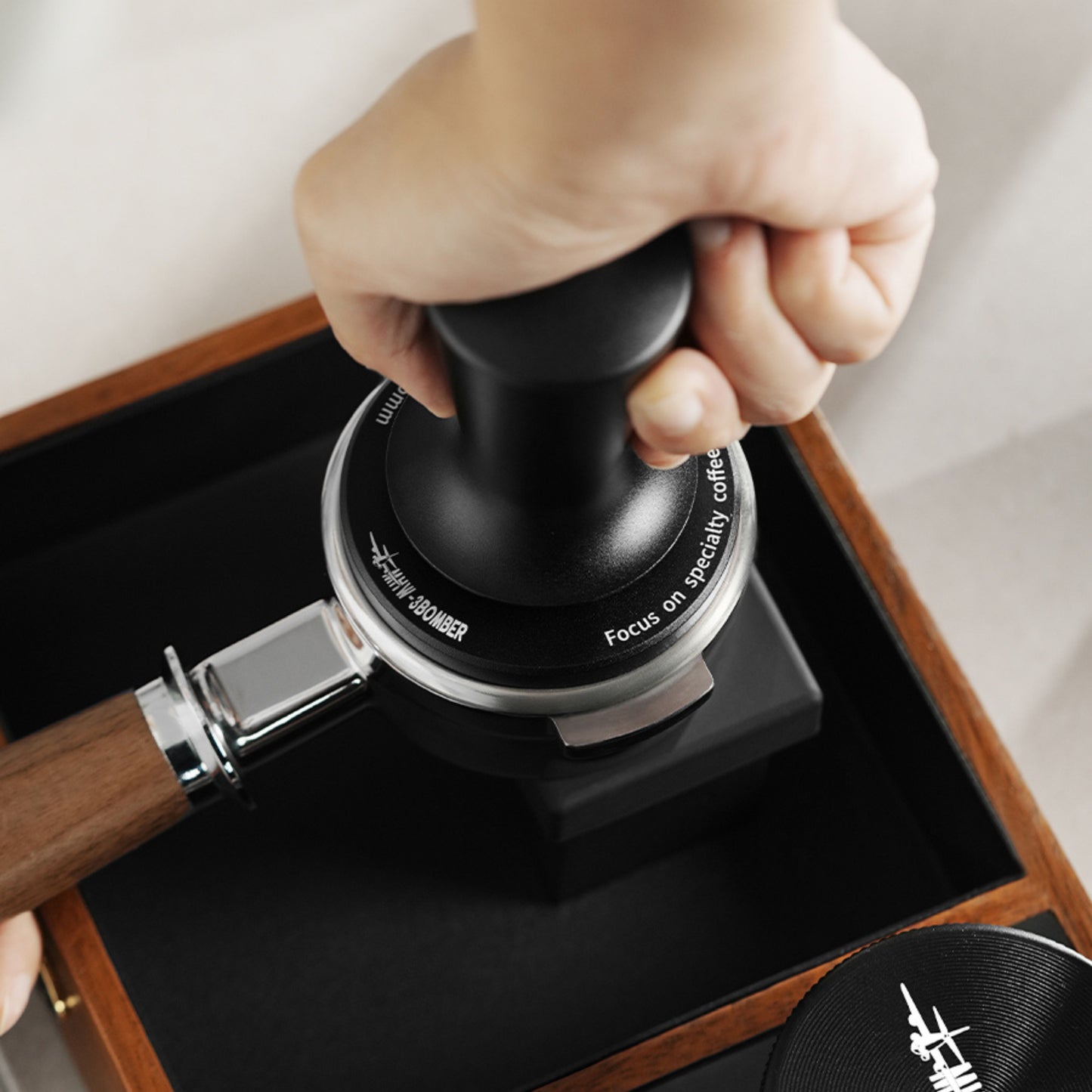 MHW-3BOMBER CD Series Ripple Base Coffee Tamper