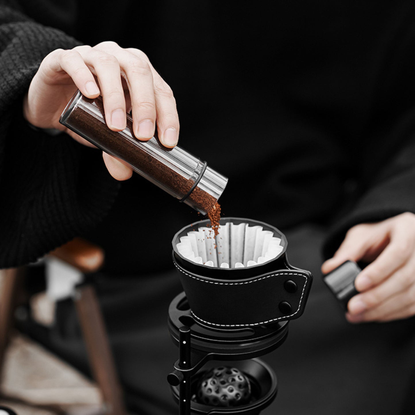 MHW-3BOMBER Meteorite Dripper – Flat-Bottom Pour-Over Coffee Brewer