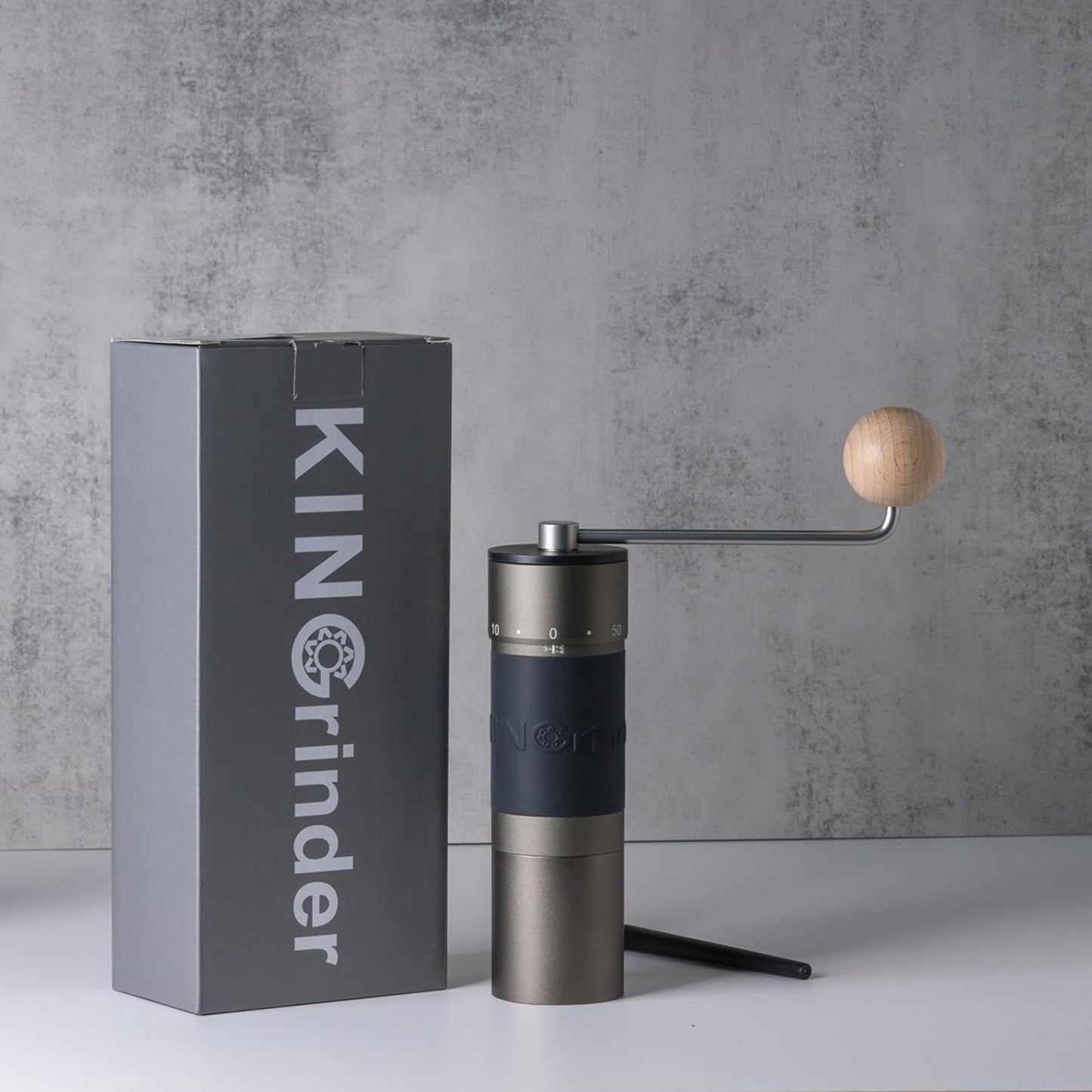 KINGrinder K6 Coffee Grinder - Premium affordable grinder with 48mm steel burrs and precise adjustment for pourover coffee