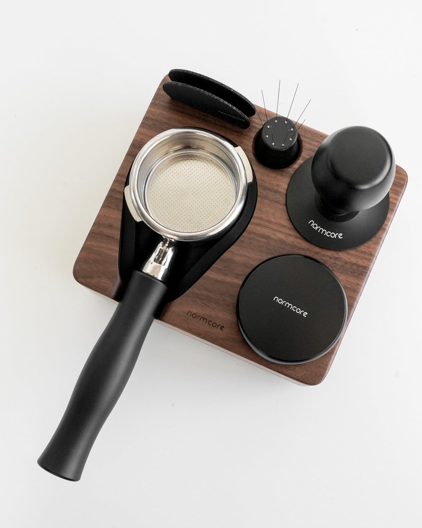 Normcore Espresso Walnut Compact Tamping Station