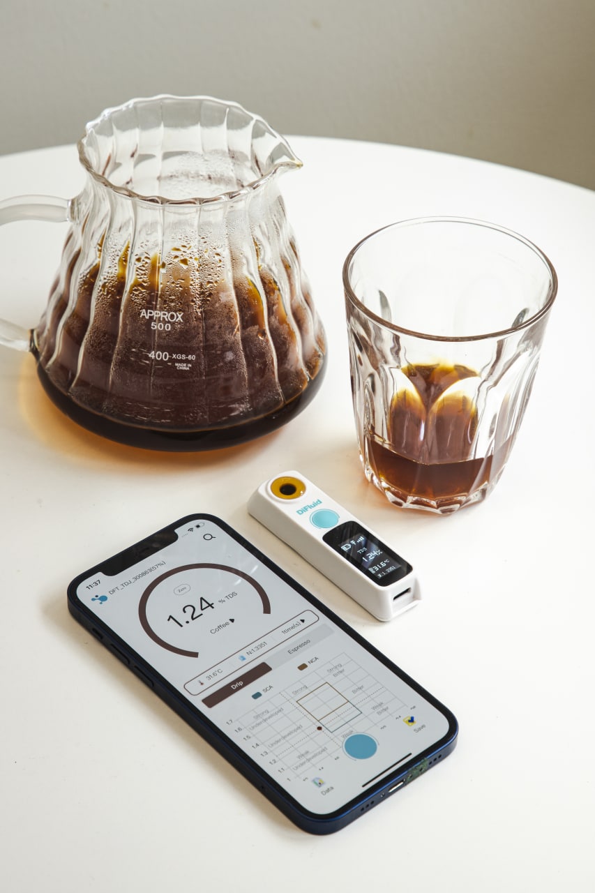 DiFluid Coffee Refractometer for Measuring TDS